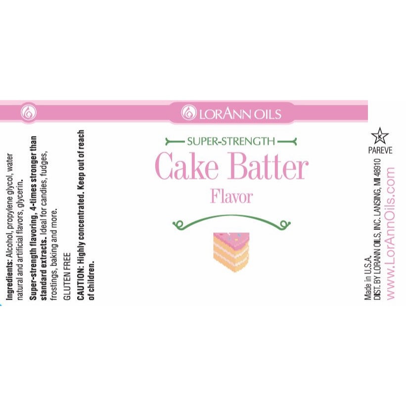 LorAnn Oils' Cake Batter Flavor, 1 oz.