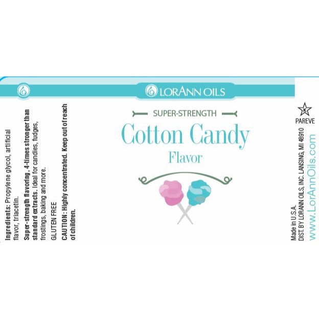 LorAnn Oils' Cotton Candy Flavor, 1 oz.