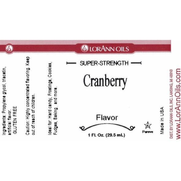 LorAnn Oils' Cranberry Flavor, 1 oz.