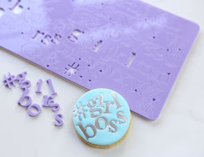 SweetStamp Classic Lettering Set - Medium Letter Set