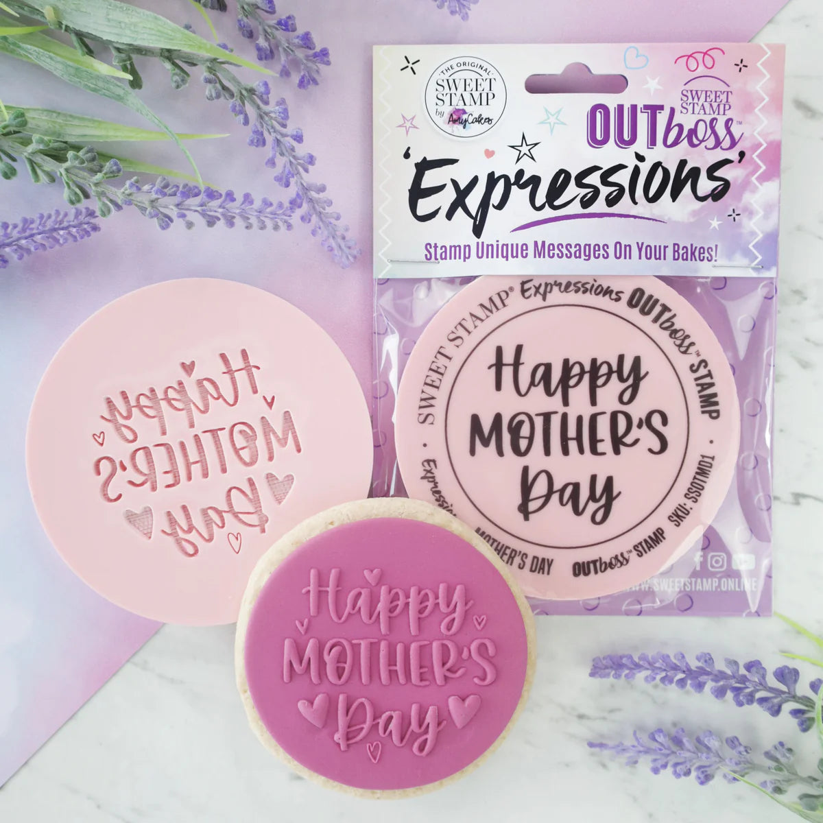 Sweet Stamp OUTboss Expressions - FUN HAPPY MOTHER'S DAY, Regular Size