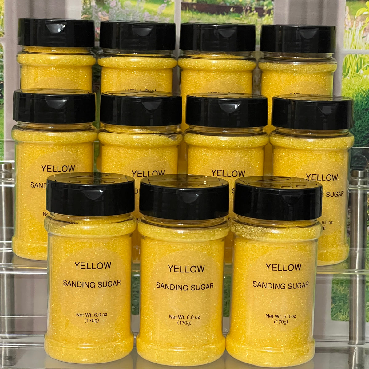 Sanding Sugar - YELLOW, 6.0 oz.