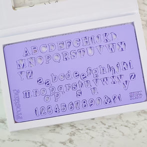 SweetStamp Frosting Lettering Set -Small Letter Set