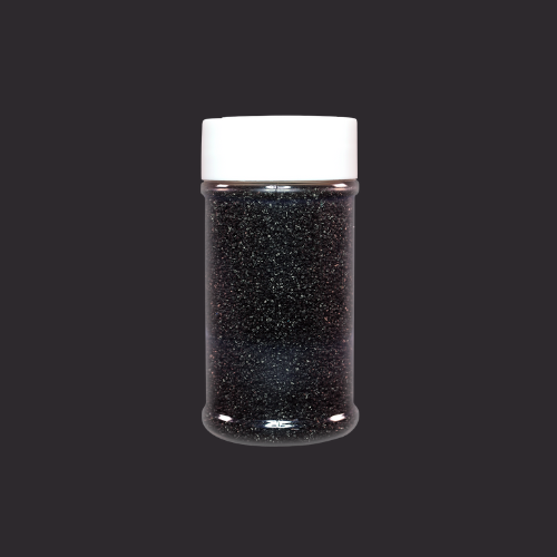 Sanding Sugar - BLACK, 6.0 oz.