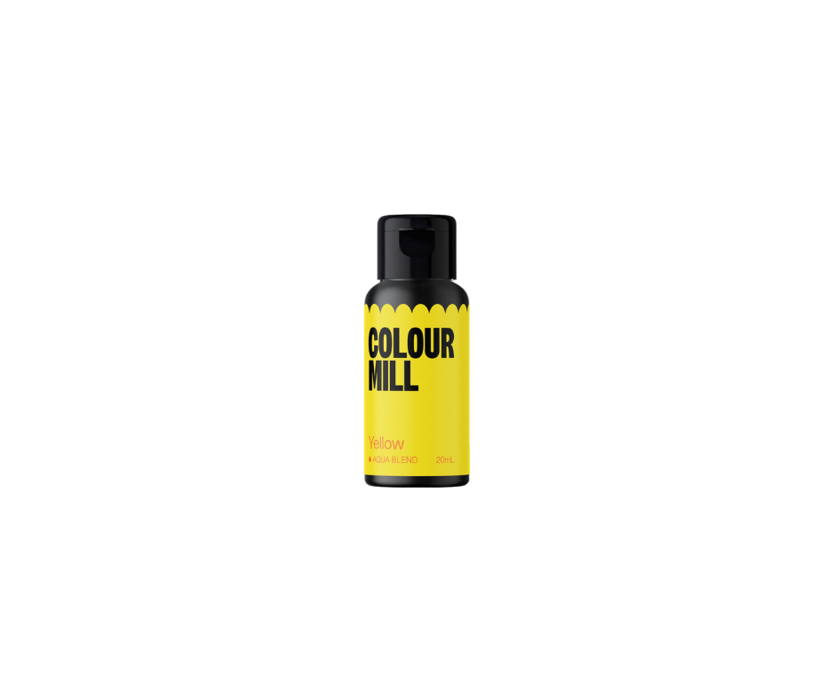 YELLOW-Colour Mill Food Colouring-AQUA BLEND (EXPIRATION DATE OF OCT. 2025)