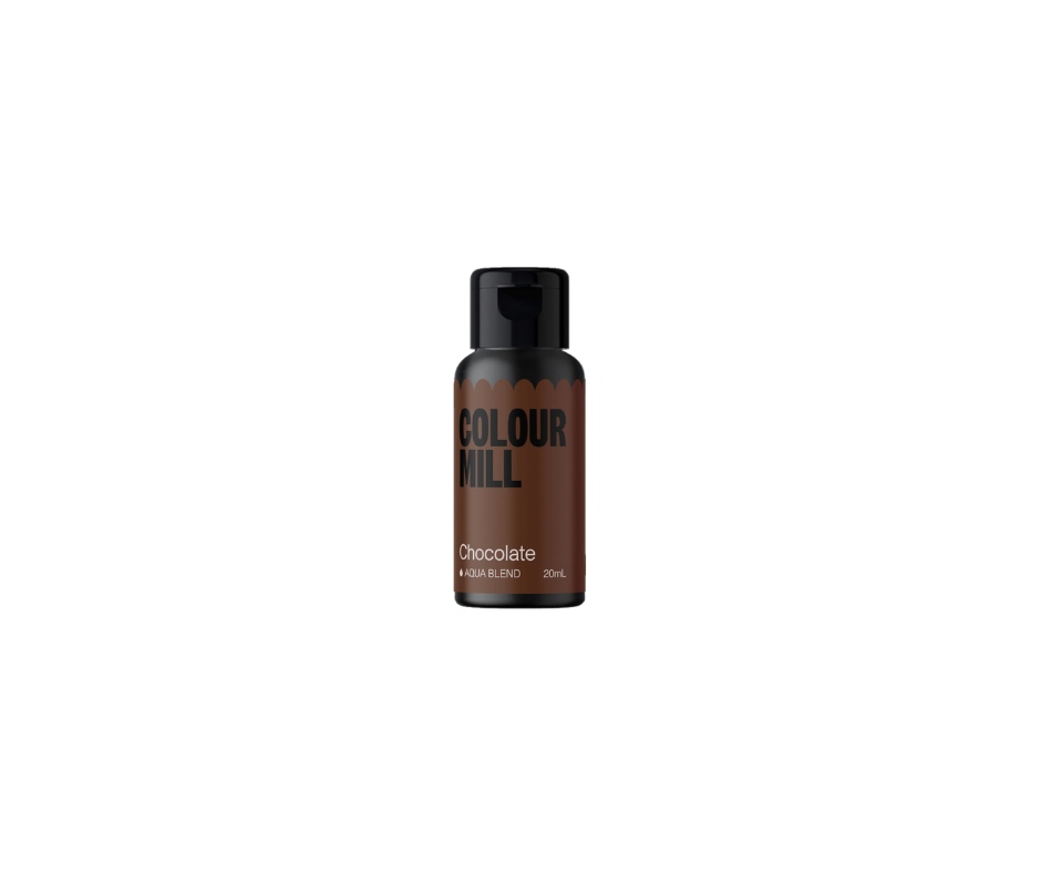CHOCOLATE-Colour Mill Food Colouring-AQUA BLEND (EXPIRATION DATE OF FEB. 2026)