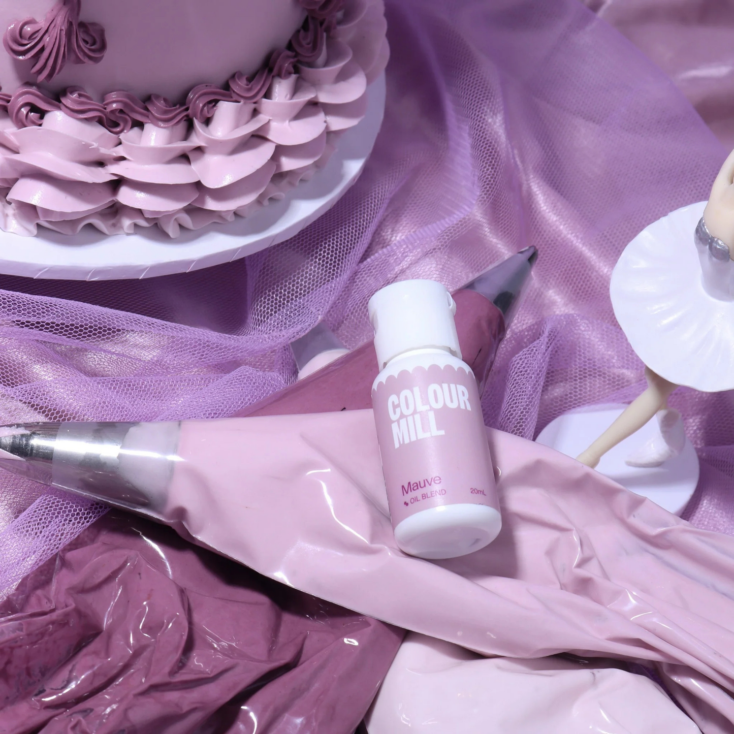 MAUVE-Colour Mill Food Coloring-OIL BASED, 20mL