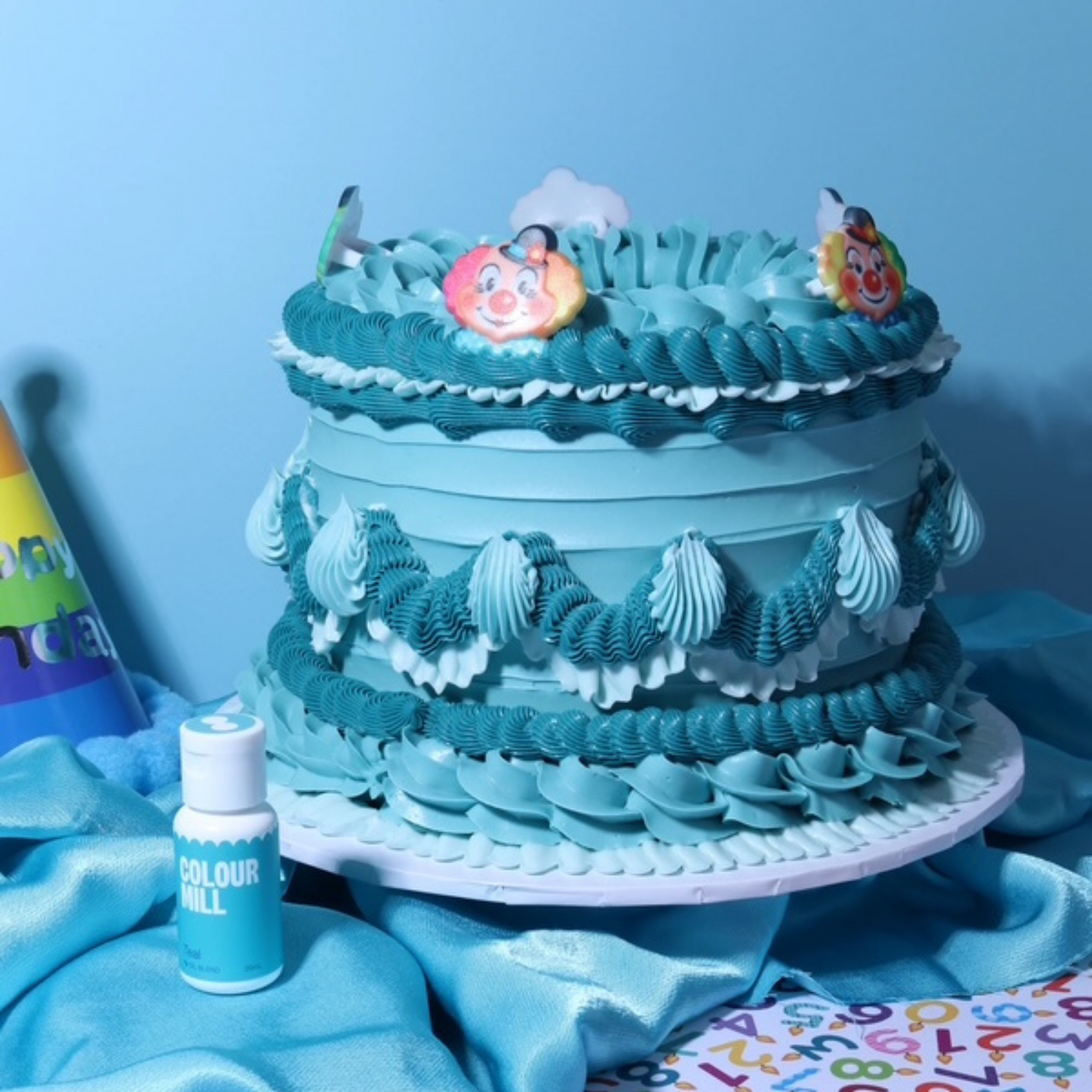 TEAL-Colour Mill Food Coloring-OIL BASED, 100mL