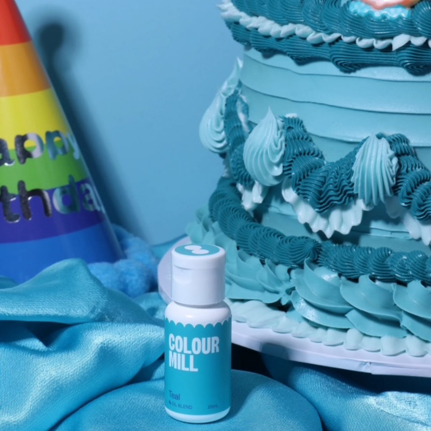 TEAL-Colour Mill Food Coloring-OIL BASED, 20mL