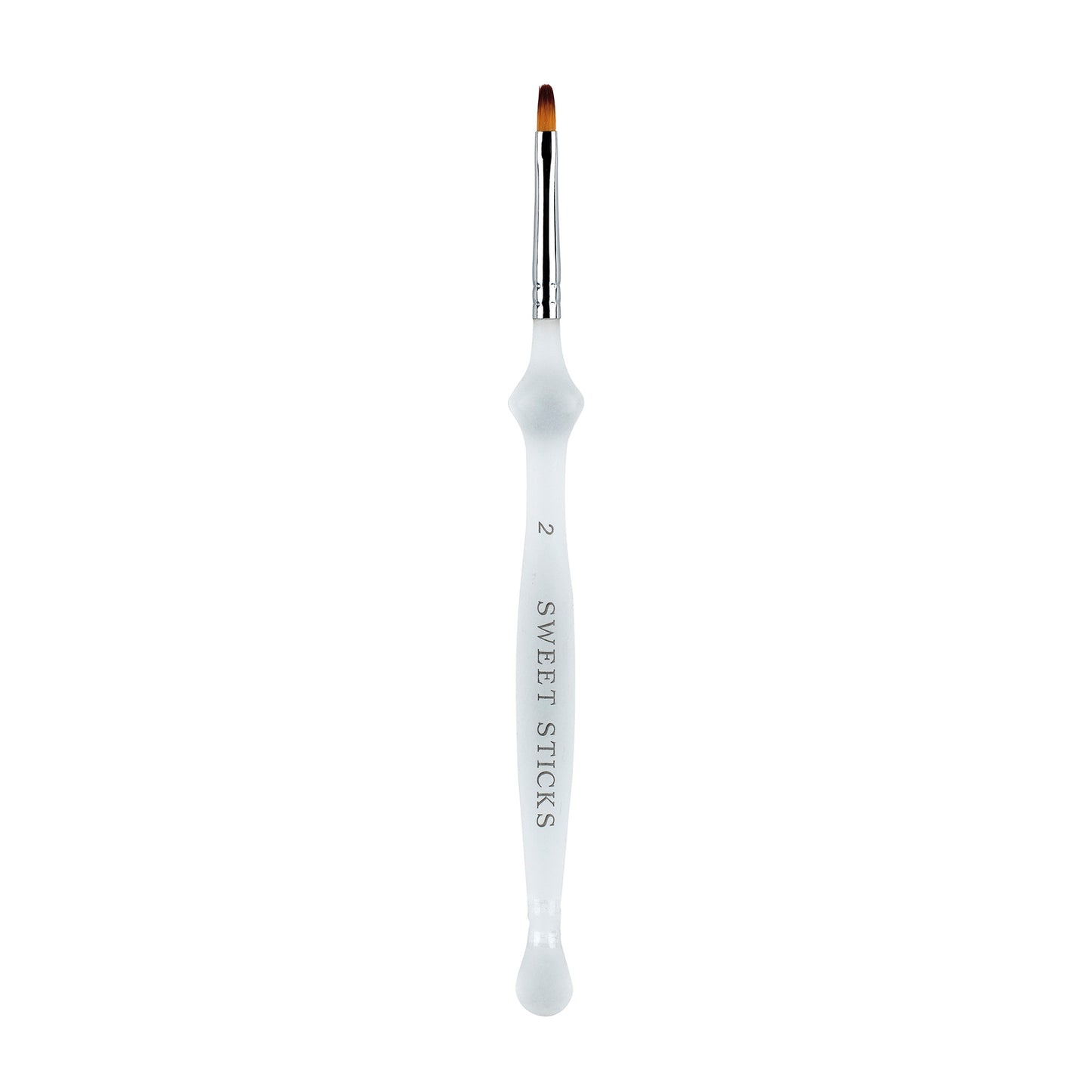 Sweet Sticks - CLEAR GRIP FILBERT #2 BRUSH