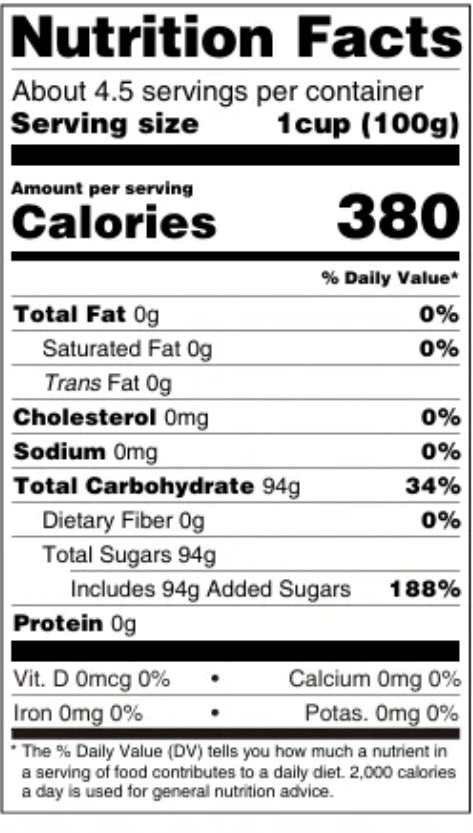 Flavored Cocktail Sugar/Sanding Sugar/Rimming Sugar - Cotton Candy, 7.15 oz.
