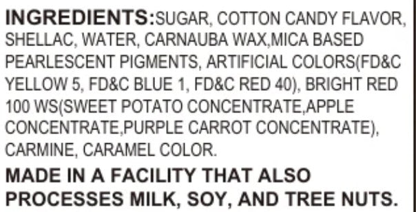 Flavored Cocktail Sugar/Sanding Sugar/Rimming Sugar - Cotton Candy, 7.15 oz.