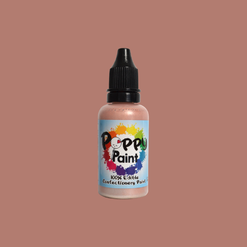 Poppy Paint Edible Paint, PEARLESCENT - COTTON CANDY, 30 mL (1 fl. oz.)