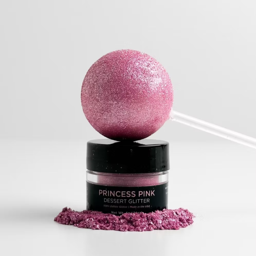 Shine Edible Dessert Glitter - PRINCESS PINK, 4g