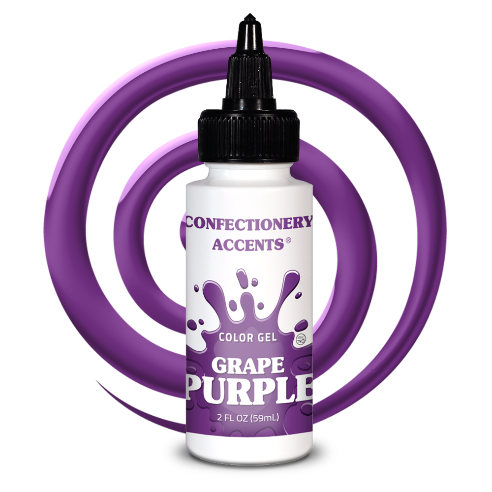 Confectionery Accents Color Gel - GRAPE PURPLE, 2 oz.