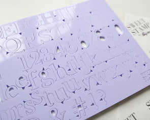 SweetStamp Classic Lettering Set - Medium Letter Set
