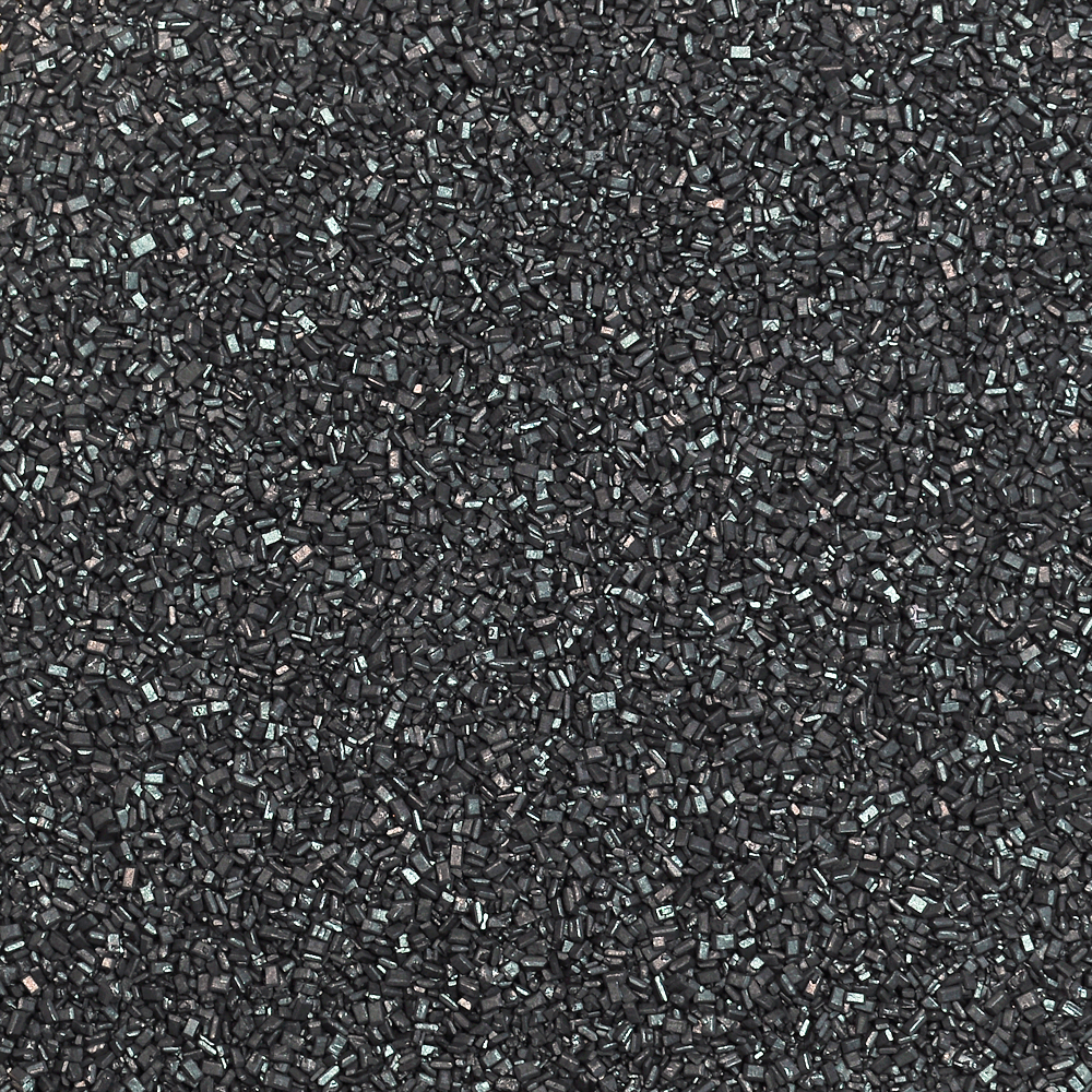 CAI Pearlized Natural Sanding Sugar - BLACK, 5 oz.