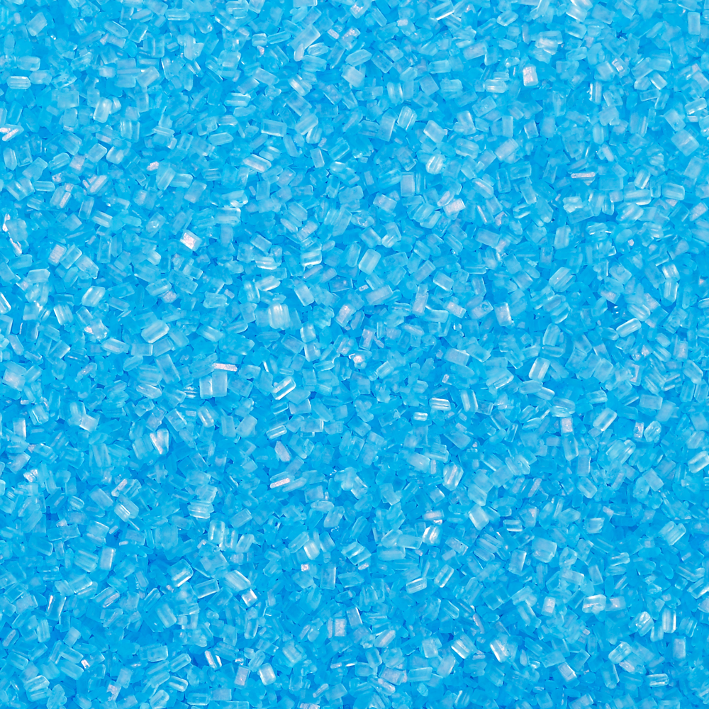 Natural Sanding Sugar - BLUE, 5 oz.