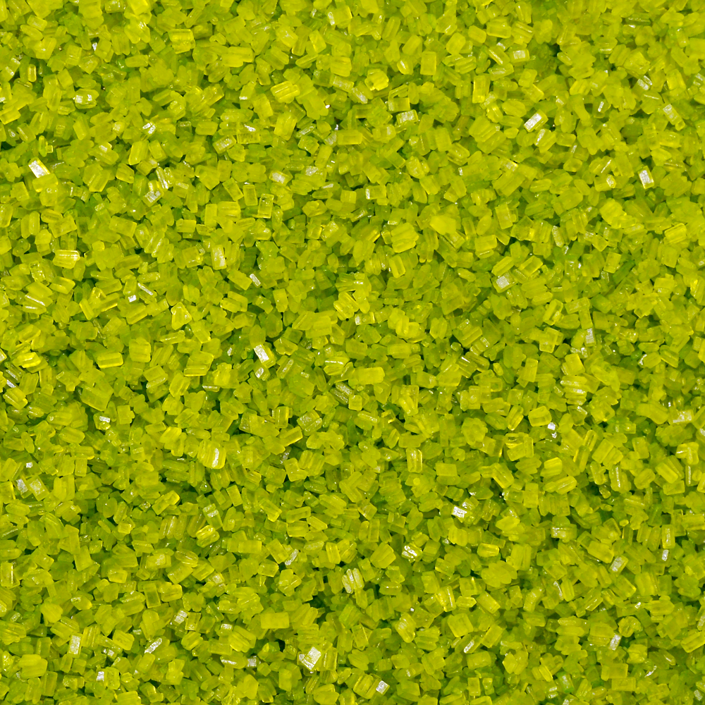 Natural Sanding Sugar - GREEN, 5 oz.