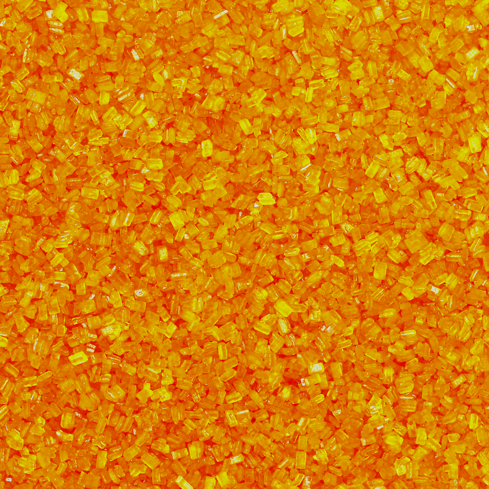 CAI Natural Sanding Sugar - ORANGE, 5 oz.