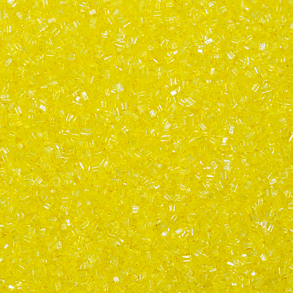Natural Sanding Sugar - YELLOW, 5 oz.