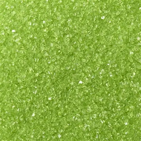 Sanding Sugar - LIME GREEN, 6.0 oz.