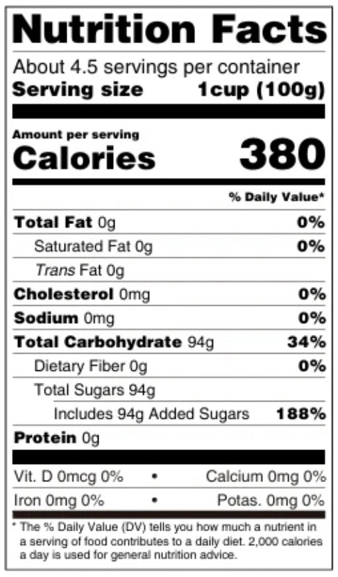 Flavored Cocktail Sugar/Sanding Sugar/Rimming Sugar - Passionfruit, 7.15 oz.