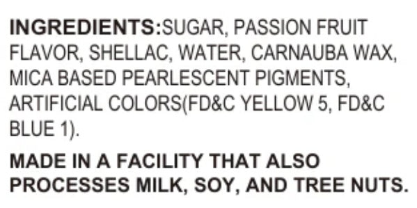 Flavored Cocktail Sugar/Sanding Sugar/Rimming Sugar - Passionfruit, 7.15 oz.
