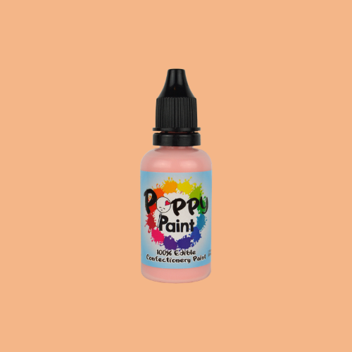 Poppy Paint Edible Paint - PEACH, 30 mL (1 fl. oz.)