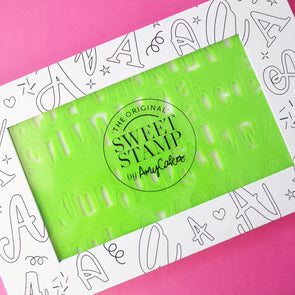 SweetStamp Glow Lettering Set - Medium Letter Set