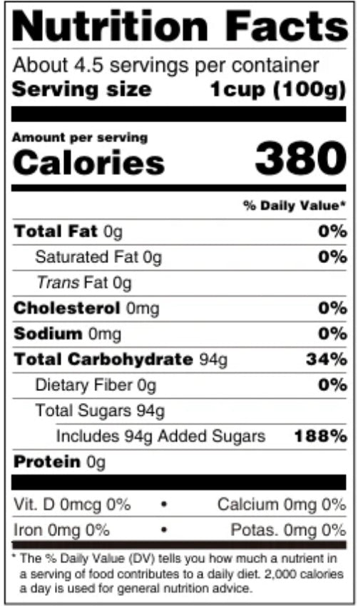 Flavored Cocktail Sugar/Sanding Sugar/Rimming Sugar - Zesty Orange, 7.15 oz.
