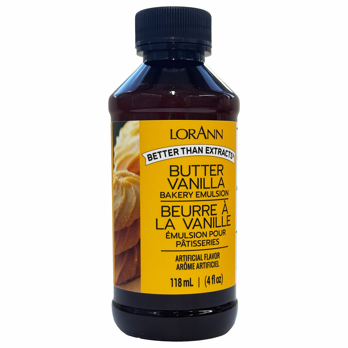 LorAnn's Oils' Butter Vanilla Emulsion, 4 oz.