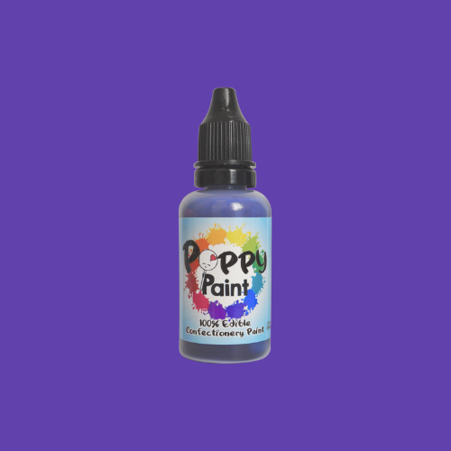 Poppy Paint Edible Paint - PURPLE, 30 mL (1 fl. oz.)