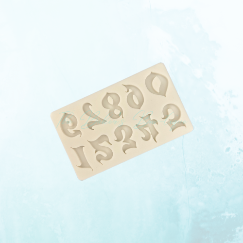 Fancy Script Numbers