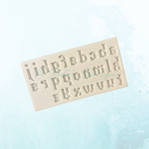 Gothic Font Alphabet - Lowercase