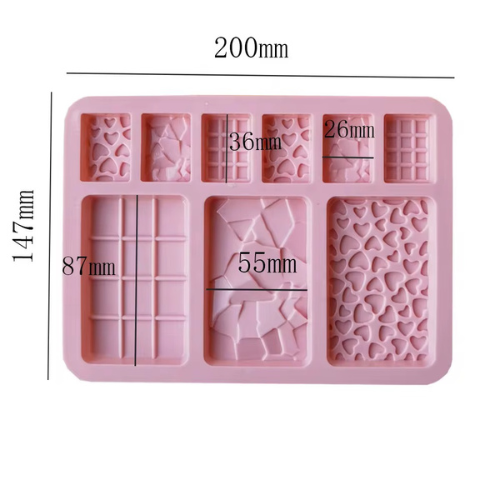 Chocolate Bar Mold #2 - 9 Cavity