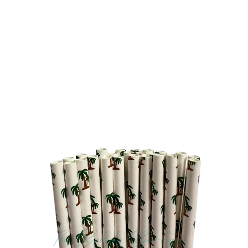 COCONUT TREE Paper Straws