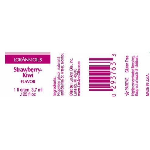LorAnn Oils' Strawberry Kiwi Flavor, 1 Dram (Super Strength)