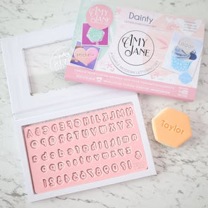 SweetStamp Dainty Lettering Set -Small Letter Set - The Amy Jane Collection
