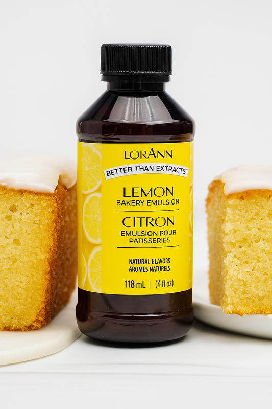 LorAnn Oils' Lemon Bakery Emulsion, 4 oz.