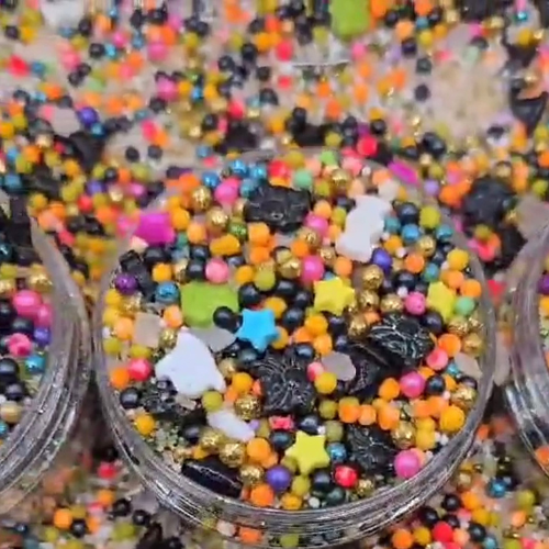 Cosmic Colors Sprinkle Mixes - SPOOKY PINATA