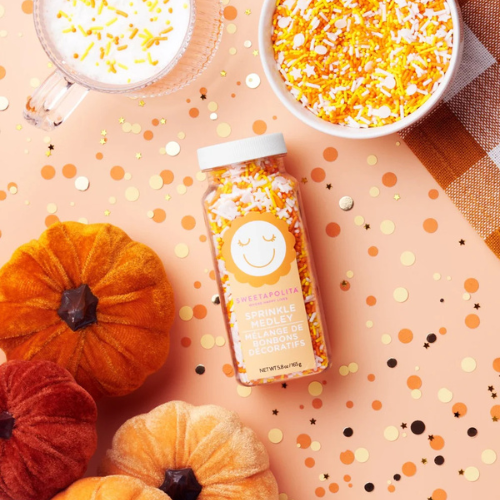 Sweetapolita - CANDY CORN SPRINKLE MEDLEY, 3.2 oz. (EXPIRATION DATE OF 01/13/27)