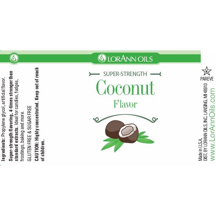 LorAnn Oils' Coconut Flavor, 1 oz.