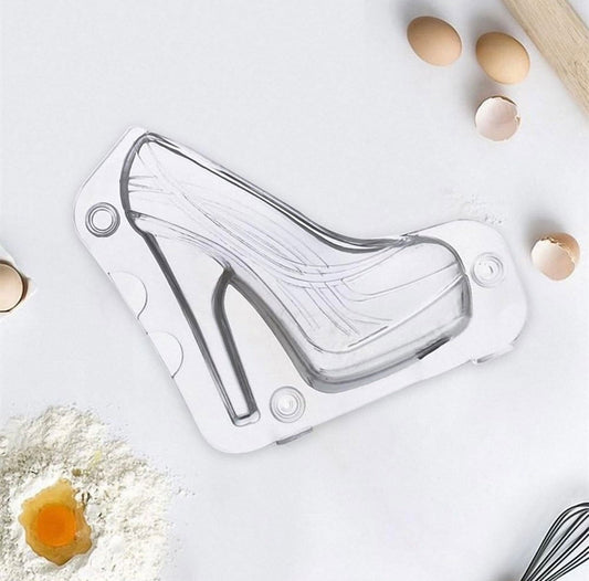 3D High-Heeled Shoe Mold-LARGE - The Baker's Bow-tique