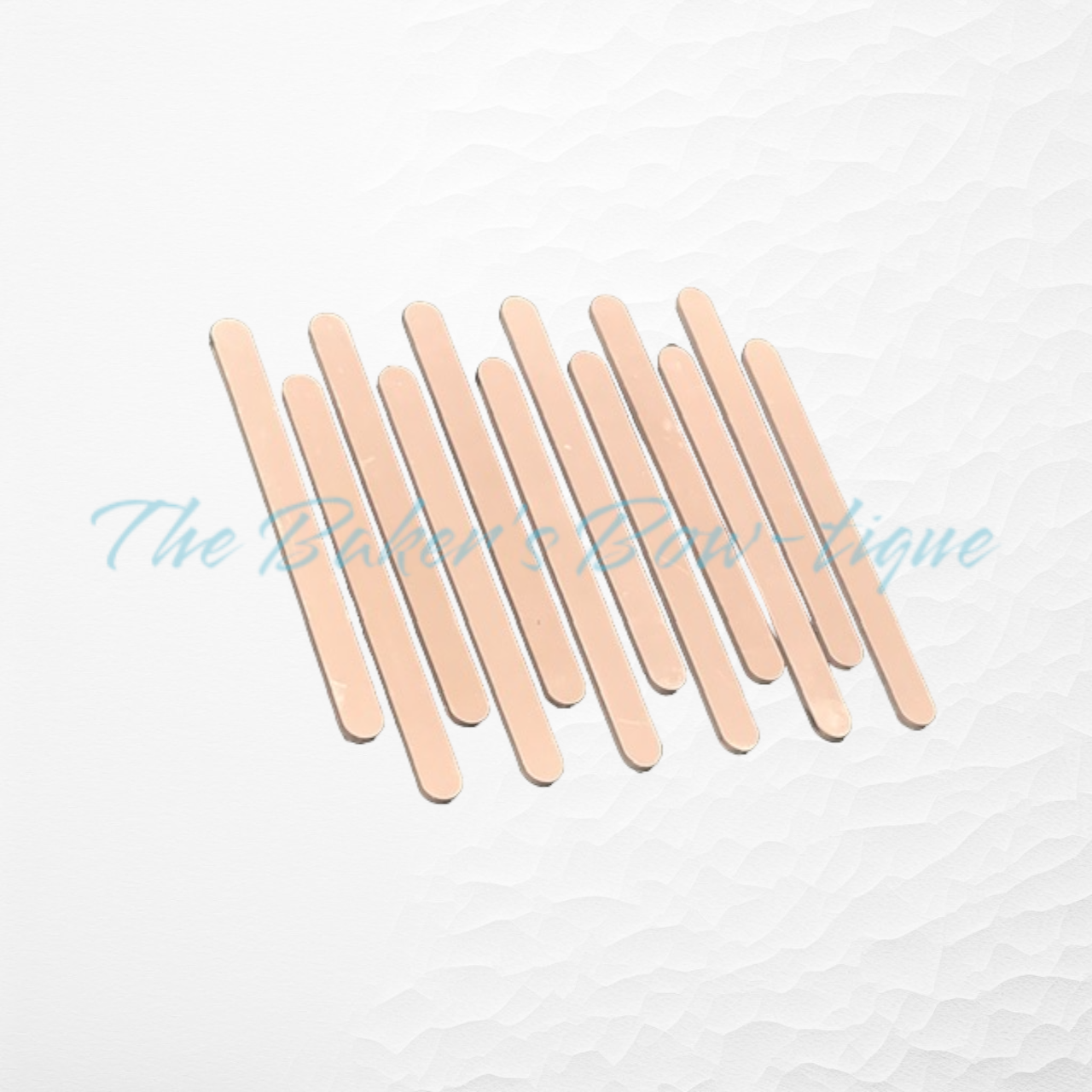 Acrylic Popsicle Sticks-Silver - The Baker's Bow-tique