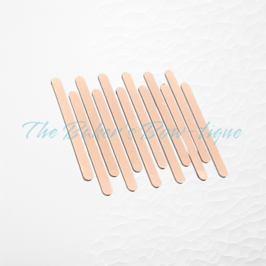 Acrylic Popsicle Sticks-Silver - The Baker's Bow-tique