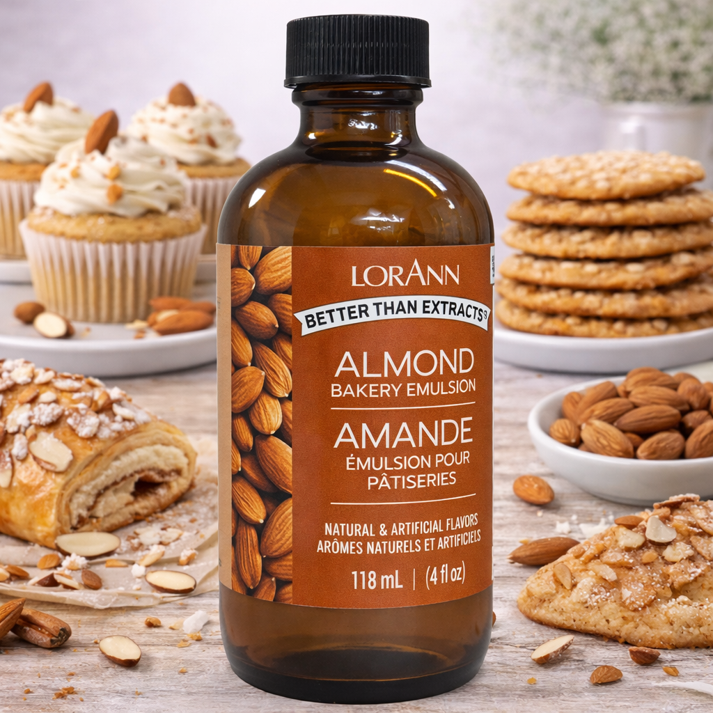 LorAnn Oils' Almond Bakery Emulsion, 4 oz.