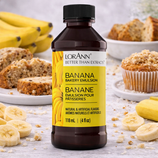 LorAnn Oils' Banana Bakery Emulsion, 4 oz.