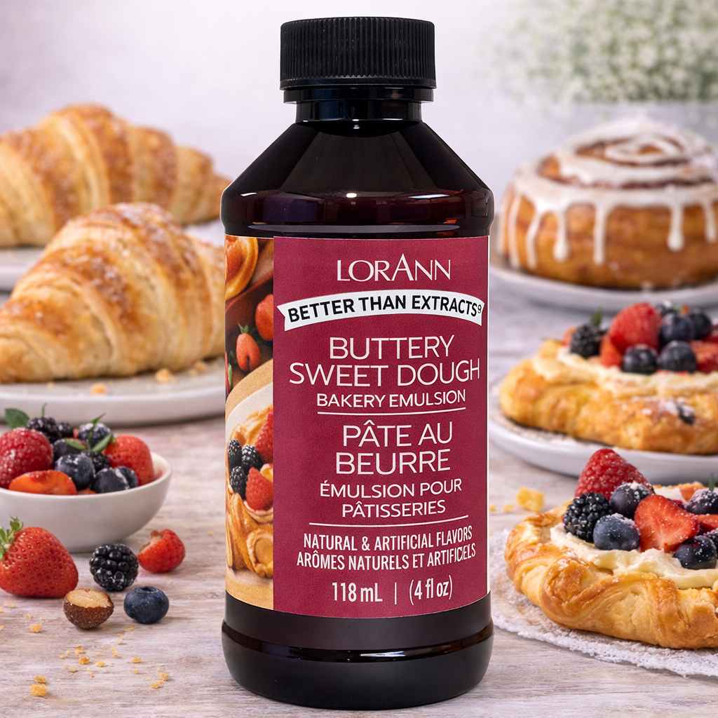 LorAnn Oils' Buttery Sweet Dough Bakery Emulsion, 4 oz.