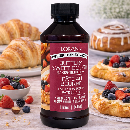 LorAnn Oils' Buttery Sweet Dough Bakery Emulsion, 4 oz.